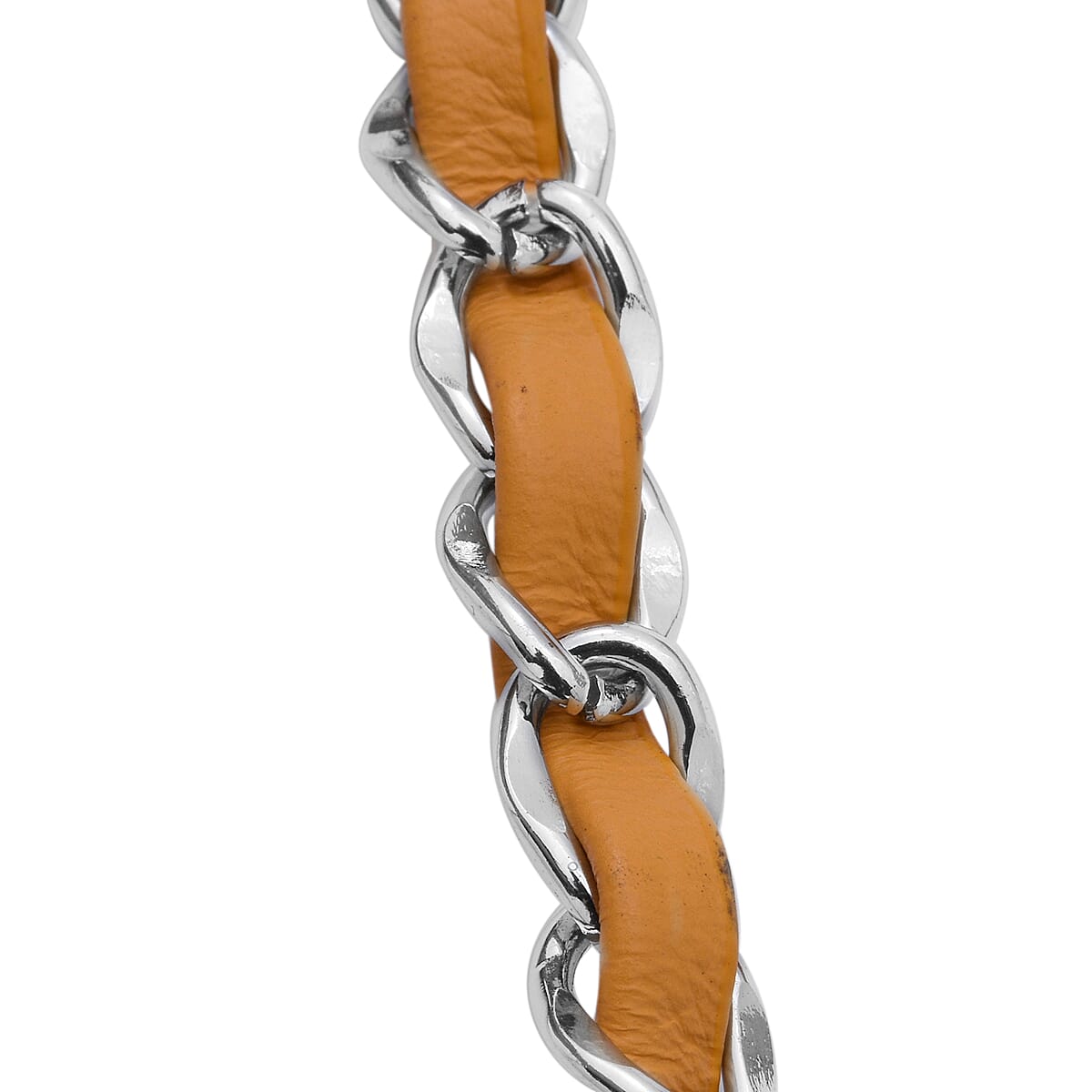 RIVER Brand Closeout, Organic Caiman Crocodile Banana Shoulder Bag image number 5