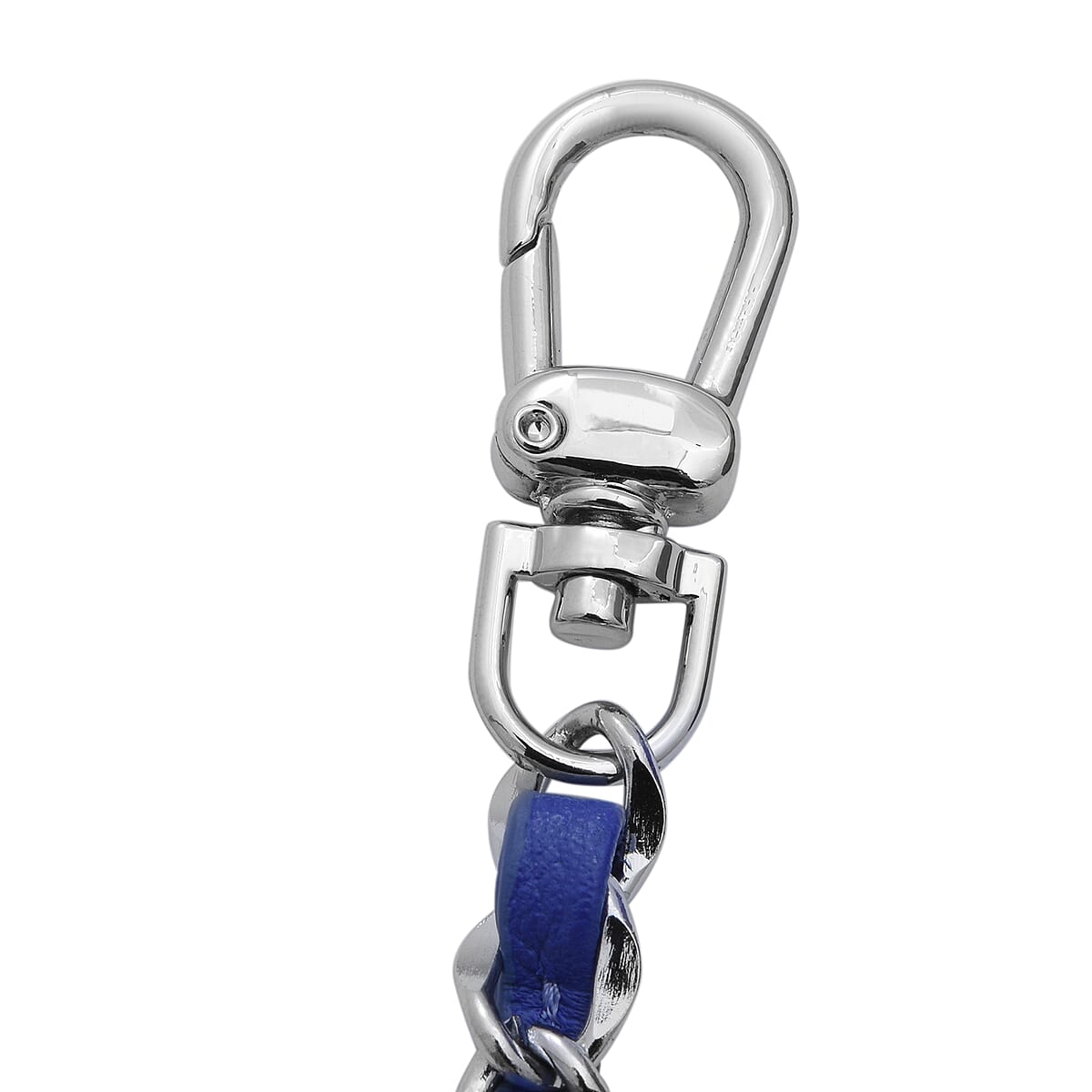 RIVER Brand Closeout, Organic Caiman Crocodile Pea Purple Shoulder Bag image number 5