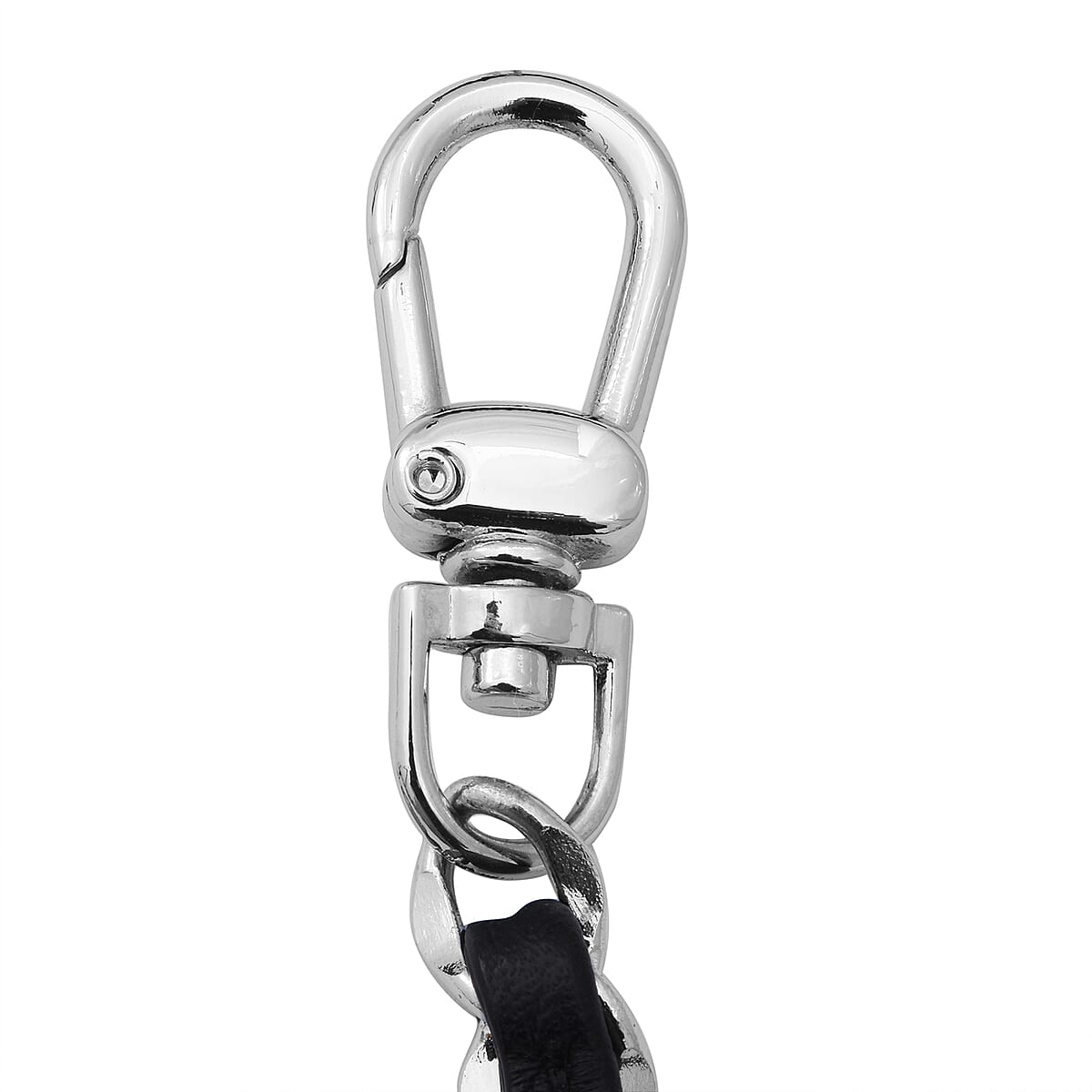 River Brand Closeout, Organic Caiman Crocodile Black Shoulder Bag for Women | Designer Leather Shoulder Bags | Leather Handbags | Leather Purse image number 4