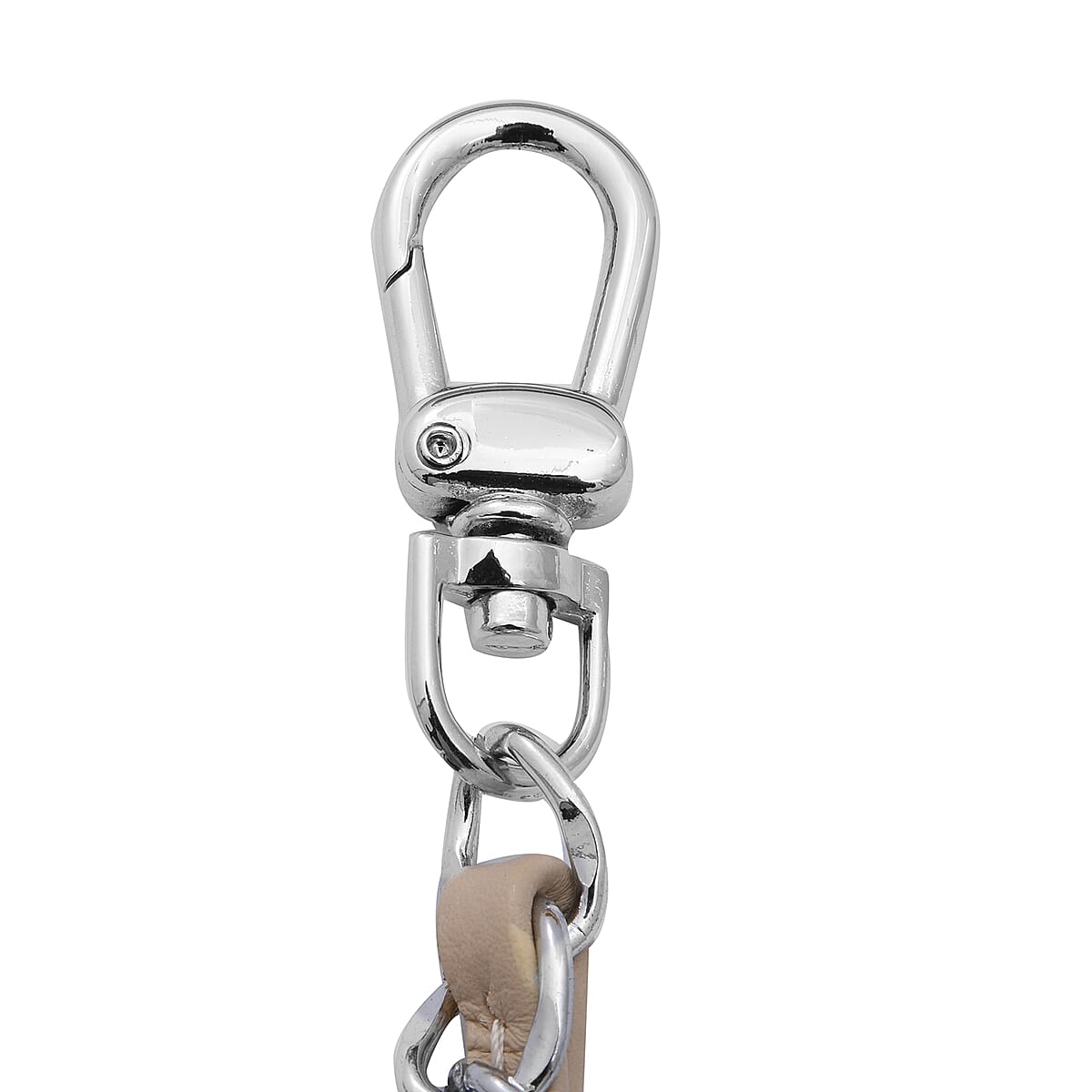 RIVER Brand Closeout, Organic Caiman Crocodile Sundress Yellow Shoulder Bag image number 5