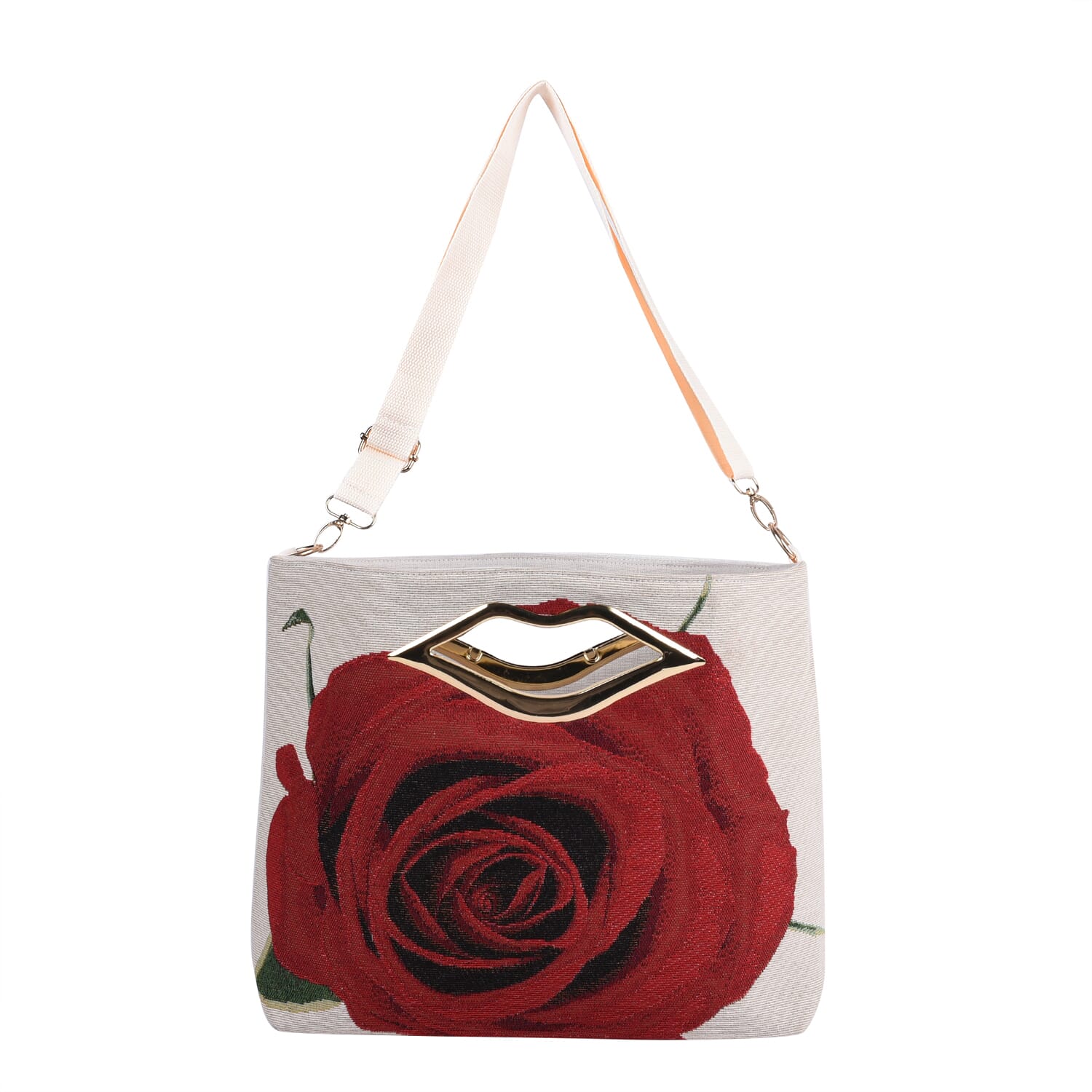 Red hot sale rose handbags