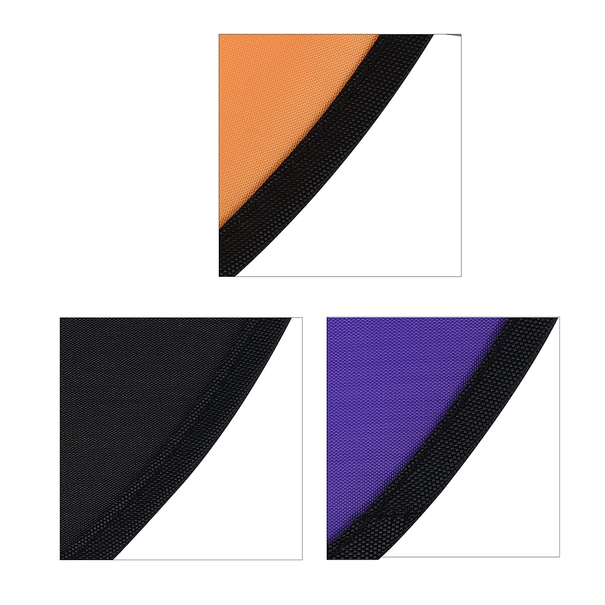 Purple, Black, Orange Set of 3 LED Witch Hat image number 6