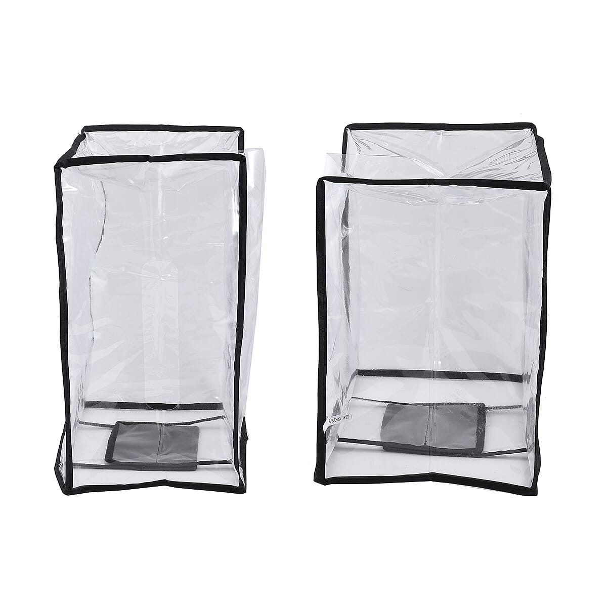 Set of 2 Transparent Waterproof Luggage Cover image number 1