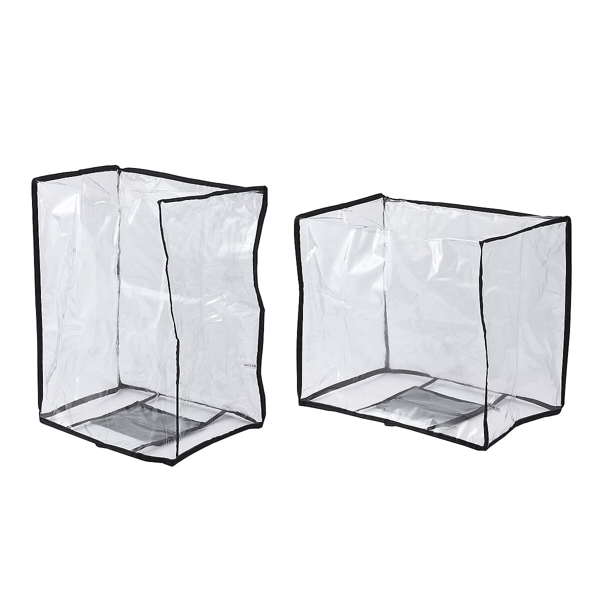 Set of 2 Transparent Waterproof Luggage Cover image number 4