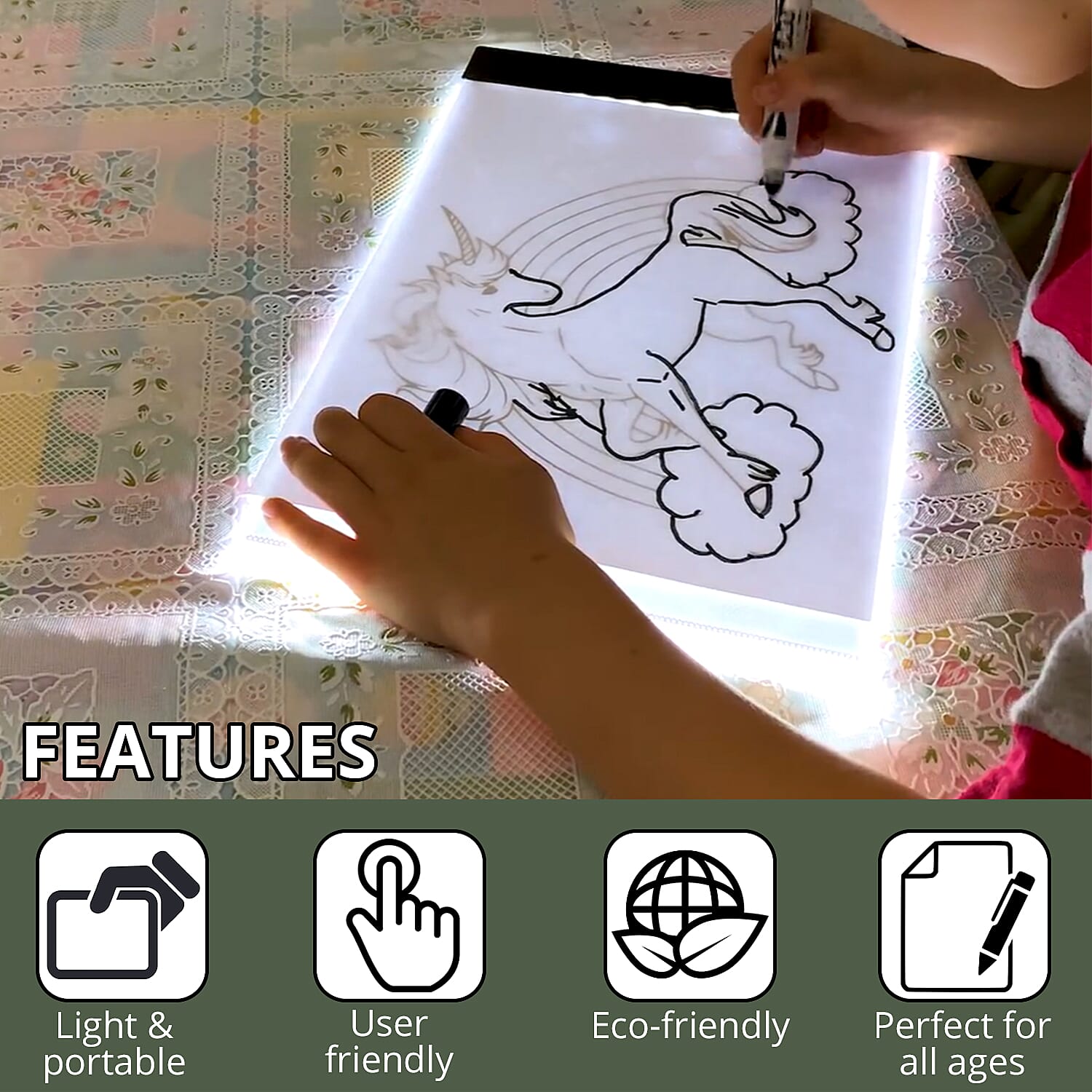 Doodle LED Light Tracing Pad
