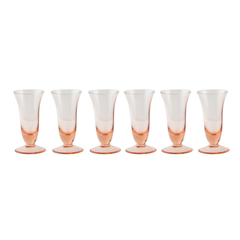 Closeout Made in Italy - 6pcs Murano Glass Pesca