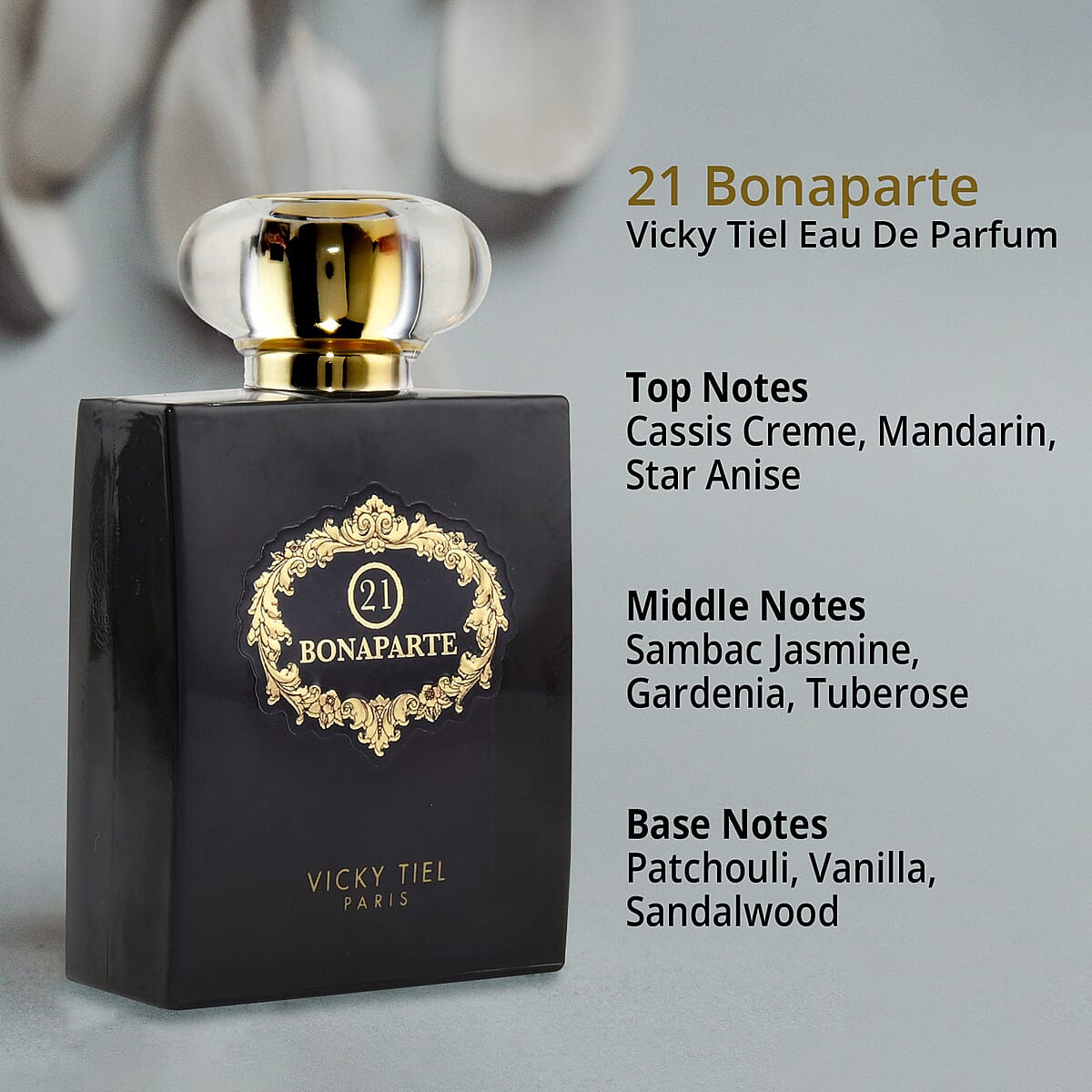 Vicky Tiel 21 Bonaparte Eau De Parfum 3.4 FL OZ with Cosmetic Bag image number 2