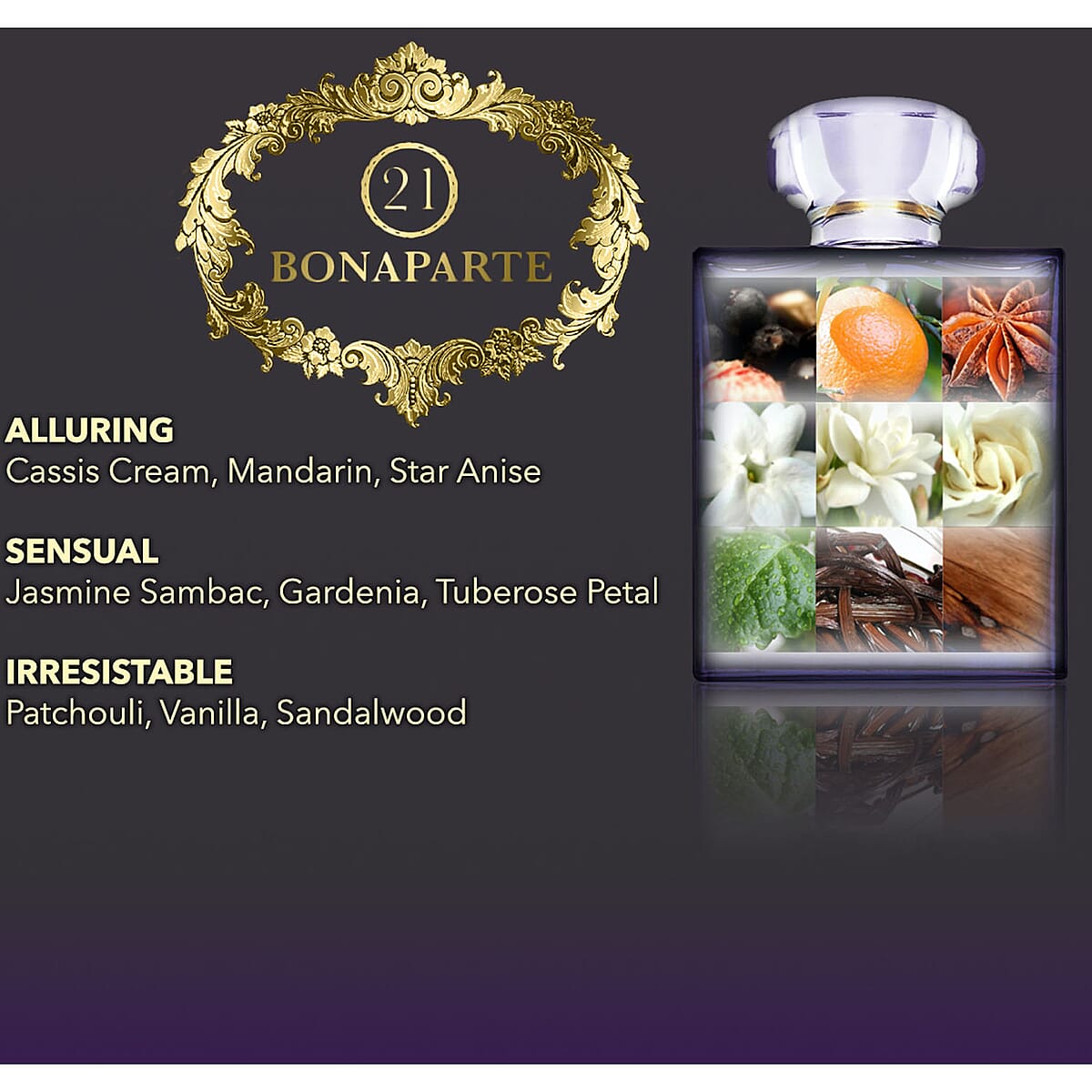 Vicky Tiel 21 Bonaparte Eau De Parfum 3.4 FL OZ with Cosmetic Bag image number 3