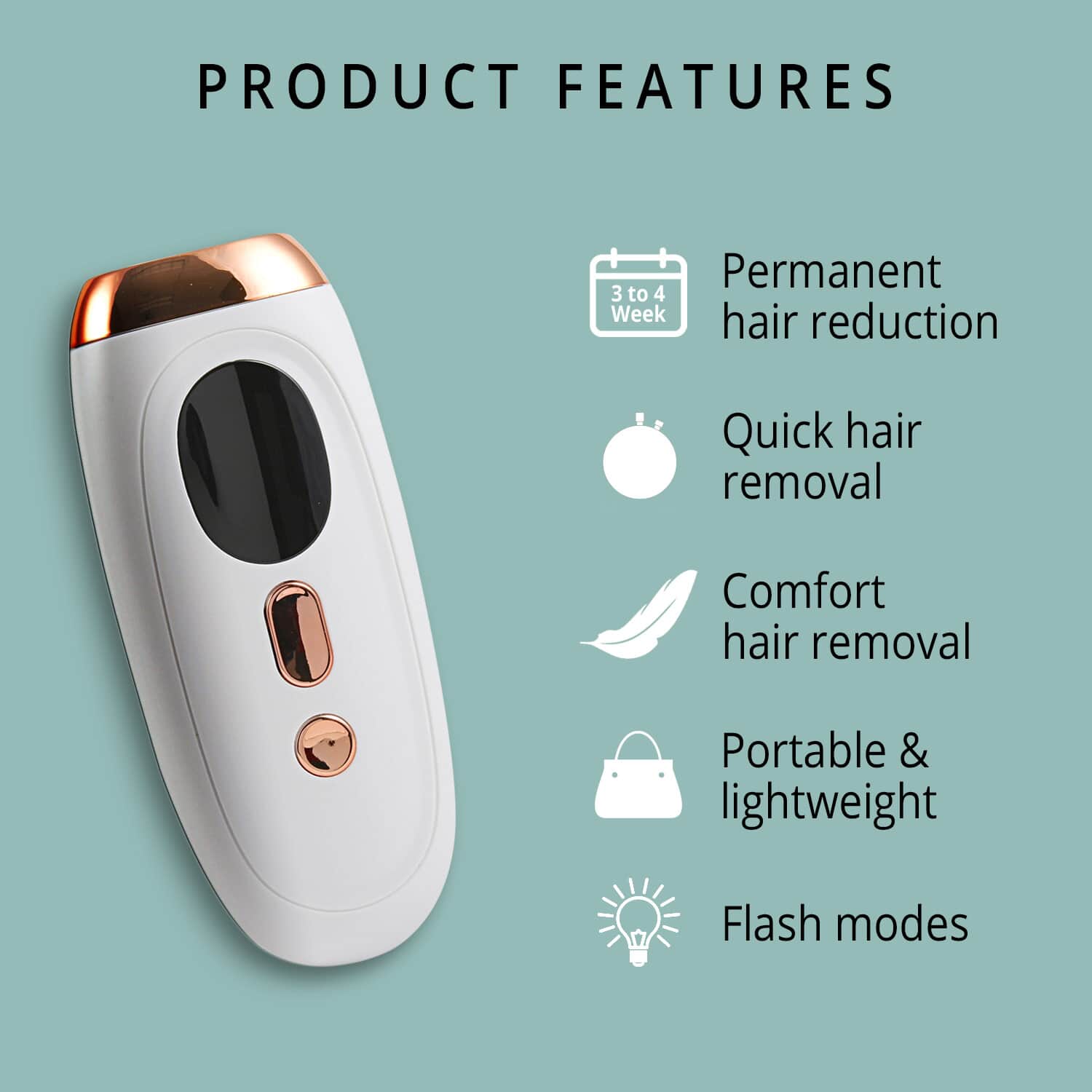 D24K IPL Intense Pulsed Light Laser Hair Removal