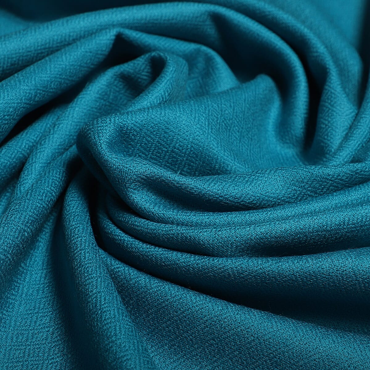 Passage 100% Cashmere Wool Light Ocean Blue Scarf image number 5