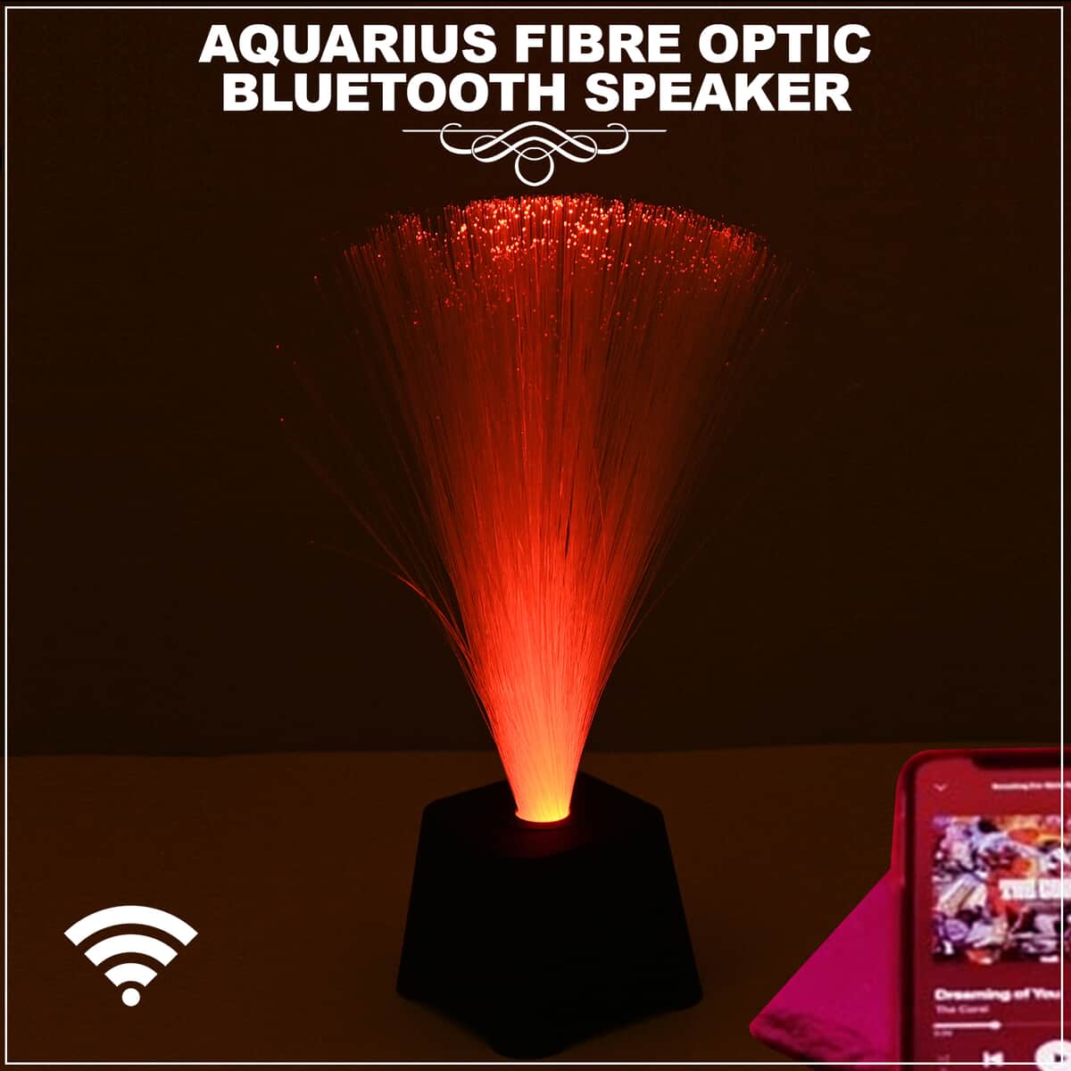 AQFOBK- Aquarius Fiber Optic Bluetooth Speaker image number 1