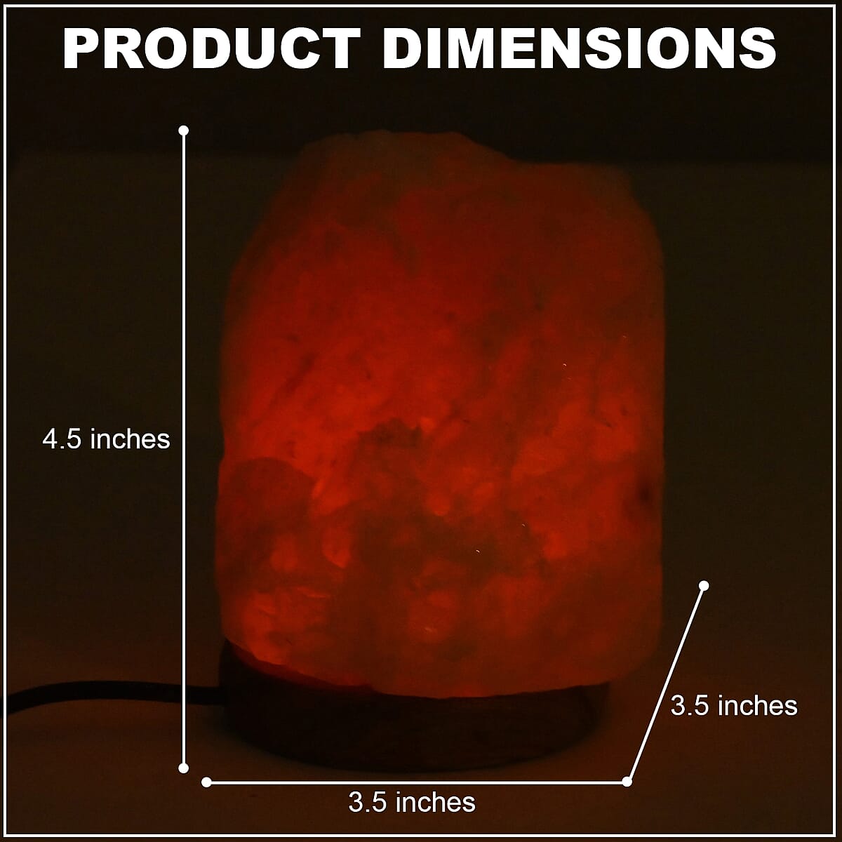 Himalayan Salt Natural Shape USB Lamps image number 3