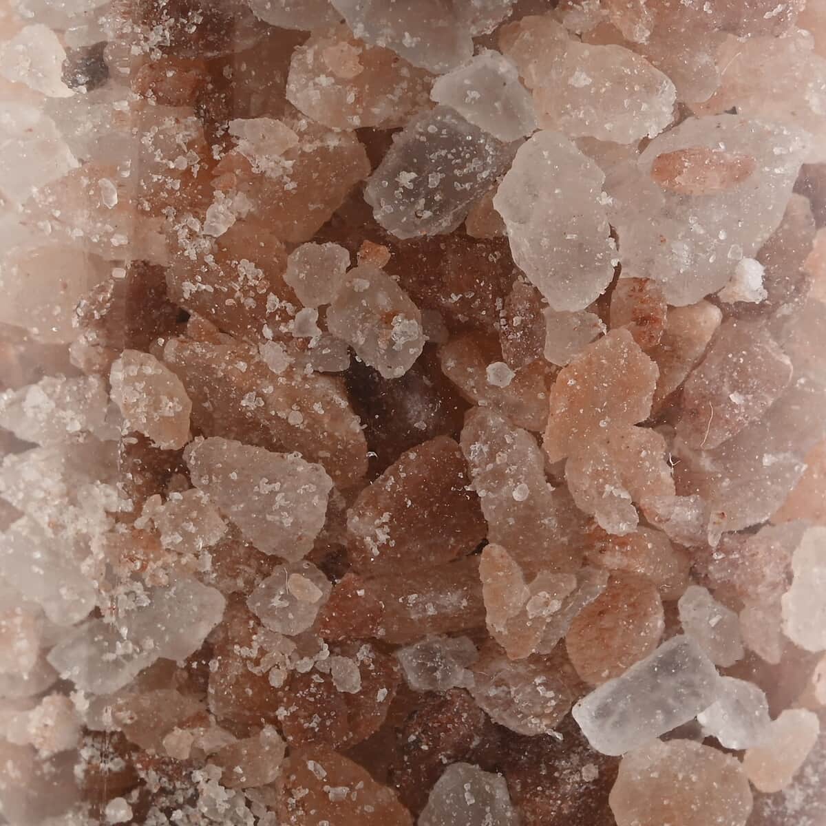 Himalayan Dark Pink Salt 2-5mm Coarse, Salt Glass Grinder 200gm & Himalayan Fine Grain Salt 1Kg Pouch image number 3