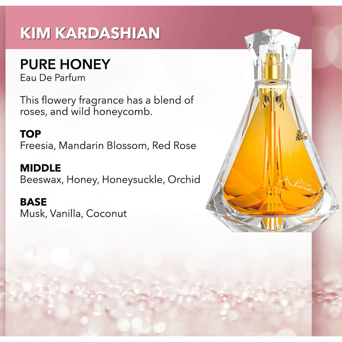PURE HONEY by Kim Kardashian Eau De Parfum Spray 1.7oz image number 1