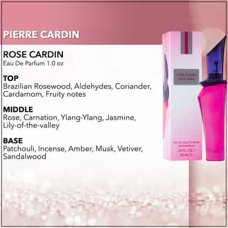 Pierre Cardin Rose Cardin Women's Eau De Toilette Spray 1oz image number 2