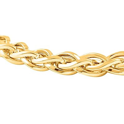 10K Yellow Gold Spiga Chain Bracelet, Gold Chain, Gold Bracelet, Wedding Gifts