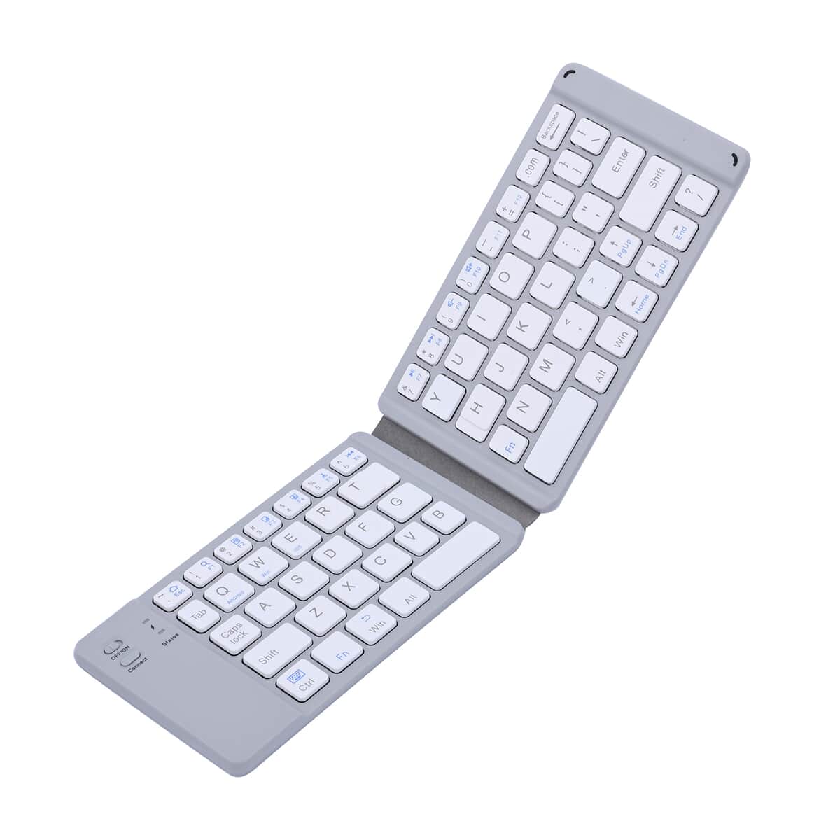 White Foldable Bluetooth Standard-size Keyboard image number 0