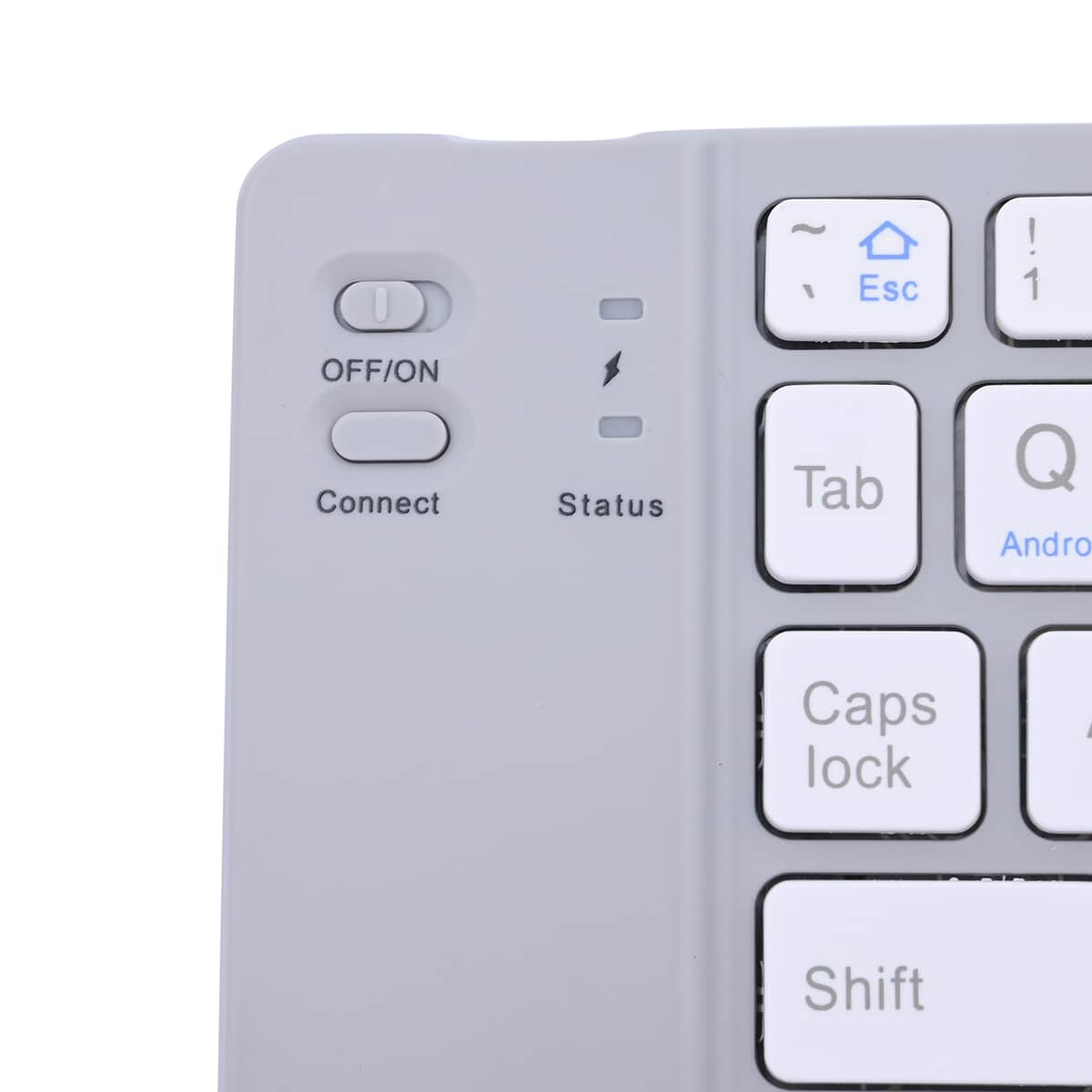White Foldable Bluetooth Standard-size Keyboard image number 5