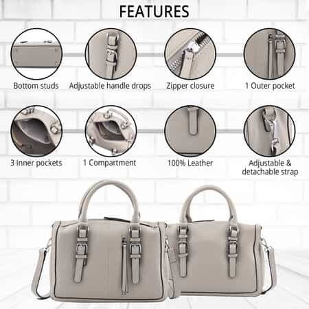 Leather Tote Bag | Handmade Genuine Leather Tote Bag with Optional Pocket Zipper Strap | Large Shoulder Bag | Custom Tote Bag for Women
