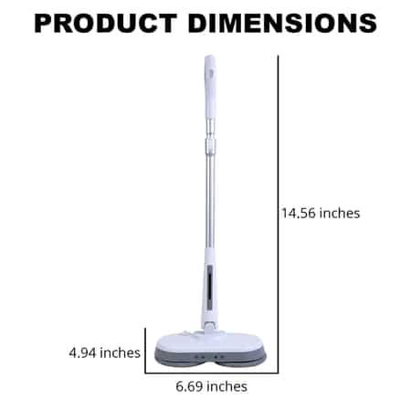 Buy Homesmart White and Gray Cordless Electric Spin Mop with 280ml