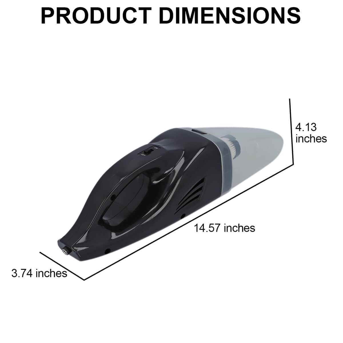 Homesmart Black Cordless Vacuum Cleaner (3000 mAh, 7.4V,45-55W) (Accessories: Brush, Suction Nozzle, Hose) image number 3
