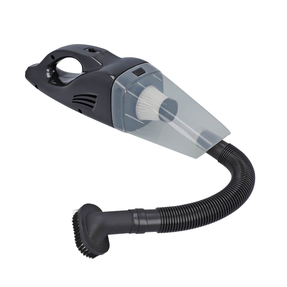 HOMESMART Black Cordless Vacuum Cleaner For Car (3000 mAh, 7.4V,45-55W) (Accessoies:Brush, Suction Nozzle, Hose) image number 4