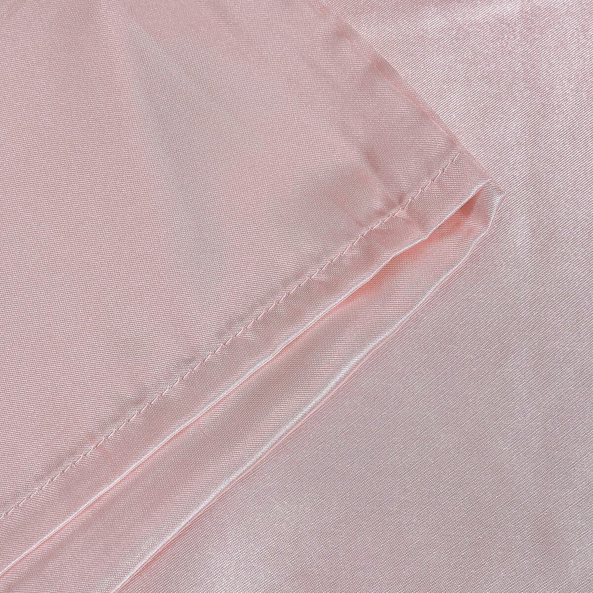 Homesmart Set of 2 Light Pink Luxury Satin Pillow Case - King image number 2