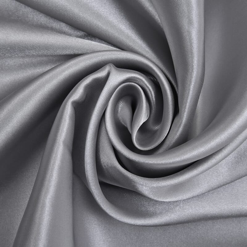 Homesmart Gray Solid 6pcs Satin Sheet Set - King (100% Microfiber)