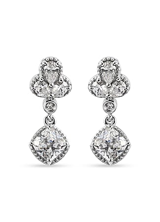 Swarovski Zirconia / 925 Silver / PLATIMUM OVERLAY - Product card gallery slide 1 (10176826245433)