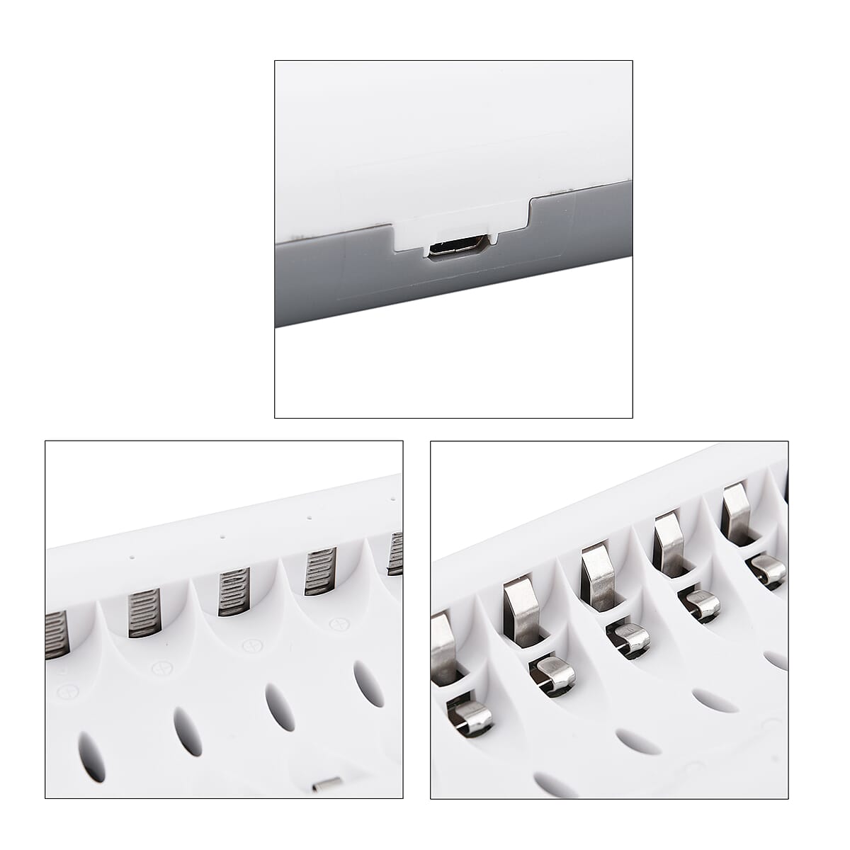 8-Slot USB Battery Charger with 8 Rechargeable Batteries image number 6