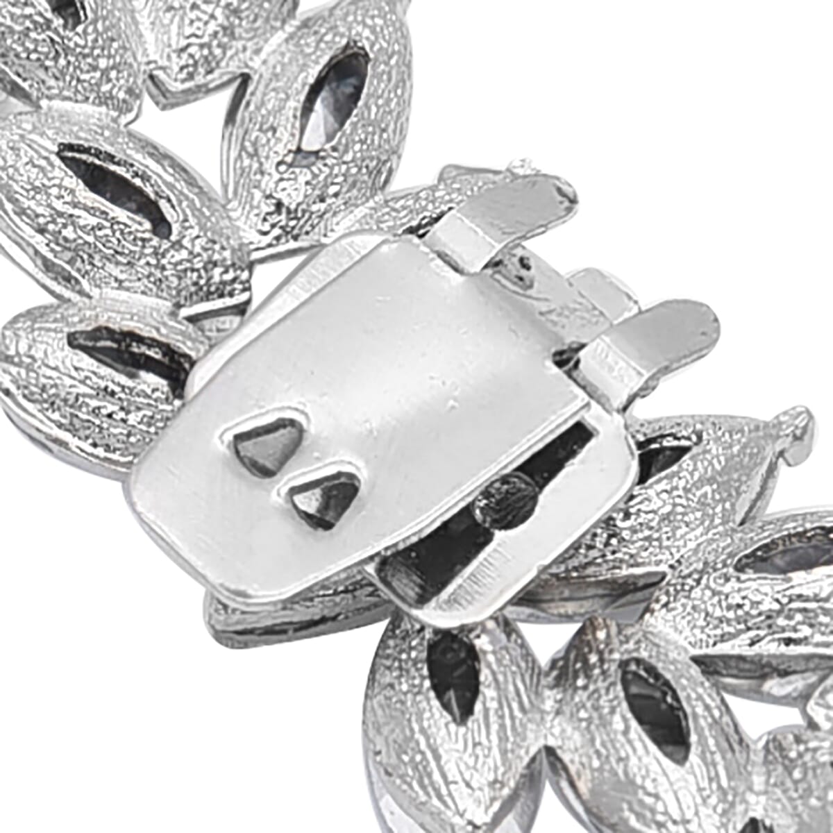 Set of 2 Silvertone Rhinestone Leaves Shoe Clip, Shoe Embellishments, Wedding Accessories, Decorative and Fancy Shoe Clips, Footwear Accessories image number 2