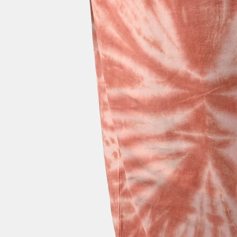 Tamsy Creamsicle Tie Dye Fleece Lounge Pant - L