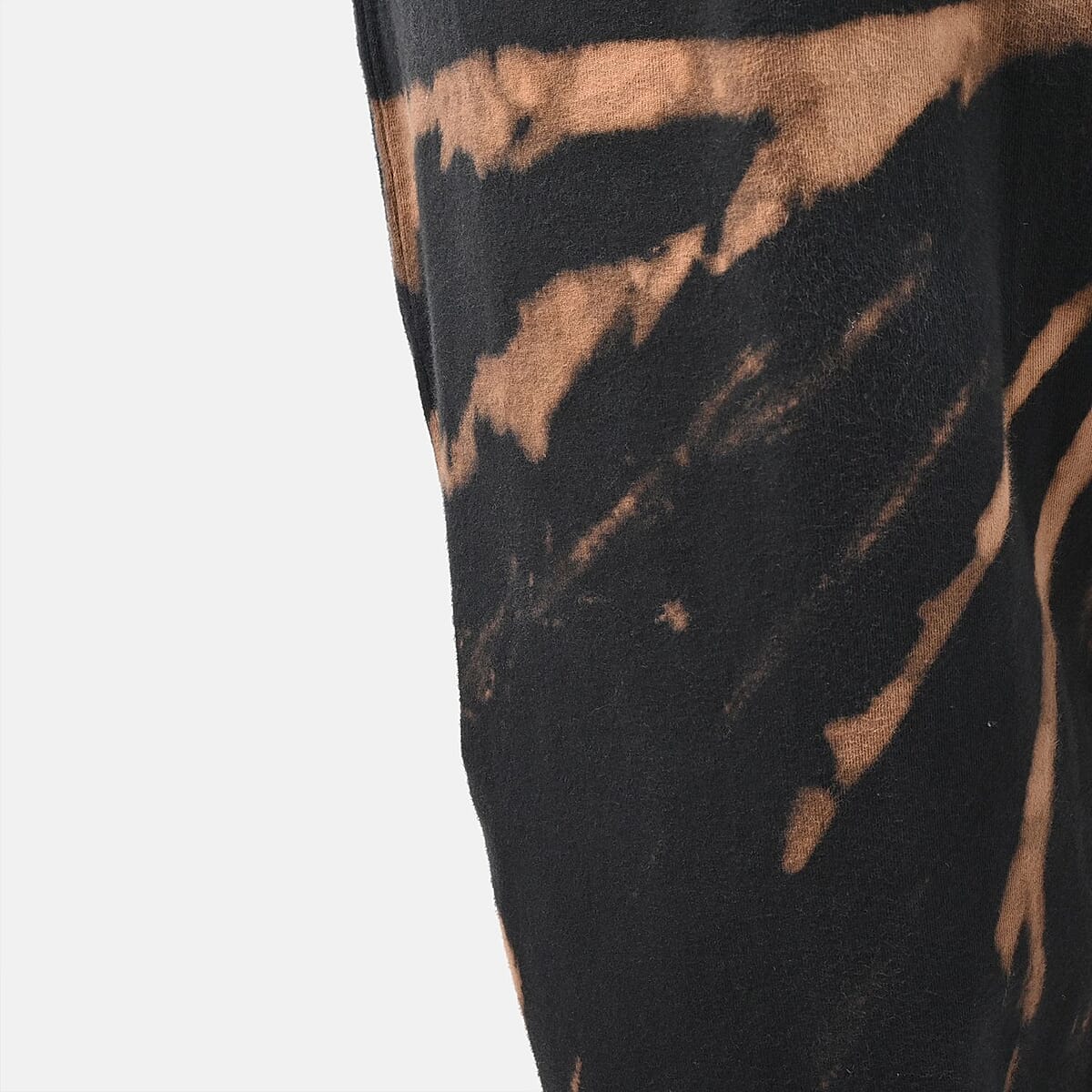 Tamsy Fudge Sundae Tie Dye Fleece Lounge Pant - 1X image number 6