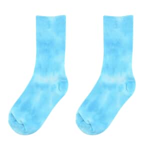 Catalogue Blue Tie Dye Socks - (Women's Size 6-10)