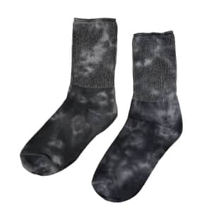 Catalogue Gray Tie Dye Socks - (Women's Size 6-10)