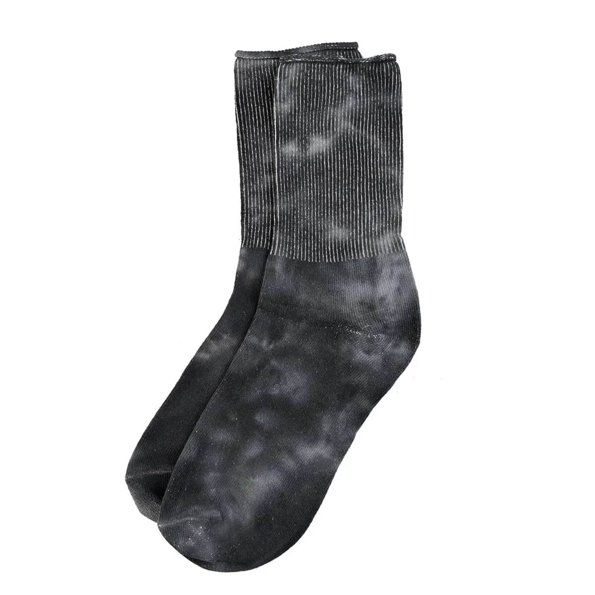 Catalogue Gray Tie Dye Socks - (Women's Size 6-10) image number 3