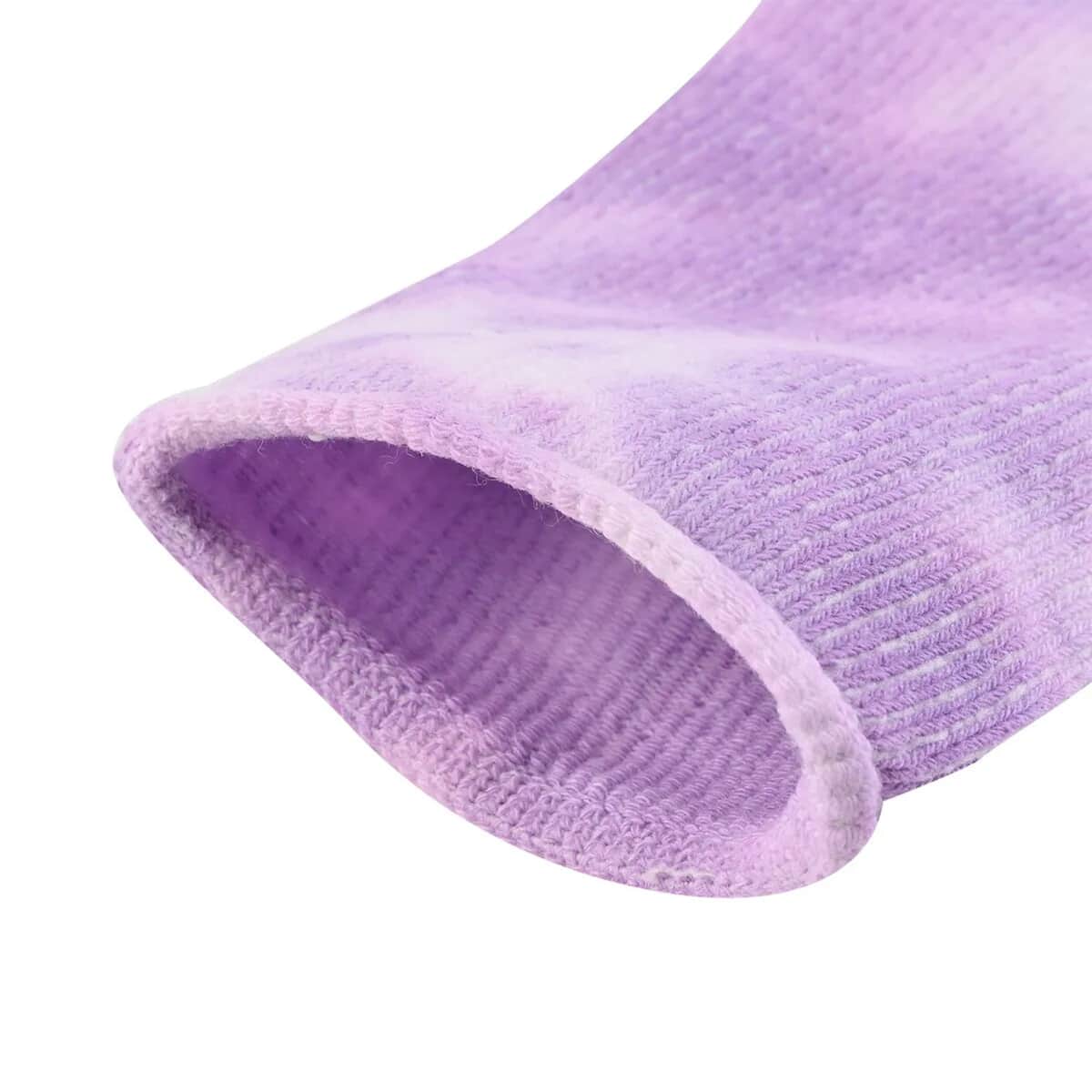 Catalogue Purple Tie Dye Socks - (Women's Size 6-10) image number 4