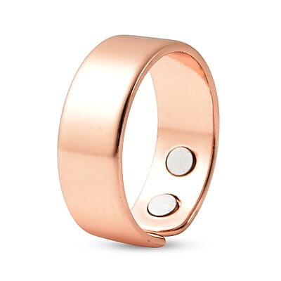 Magnetic By Design Adjustable Open Magnetic Ring in Rosetone