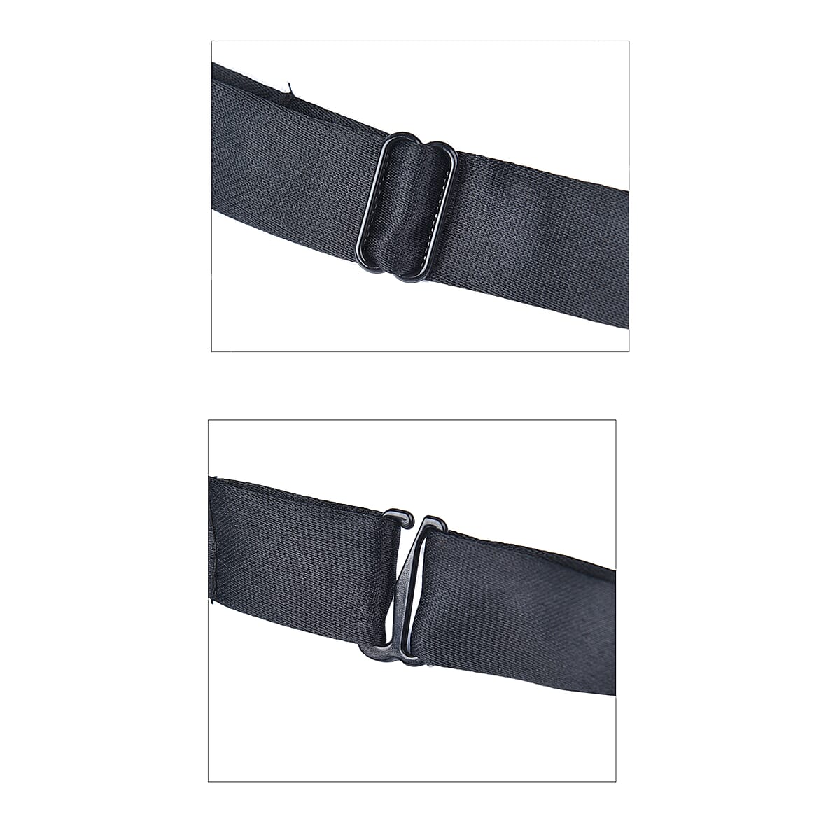 Black & Green Faux Leather Feather Bowtie image number 5