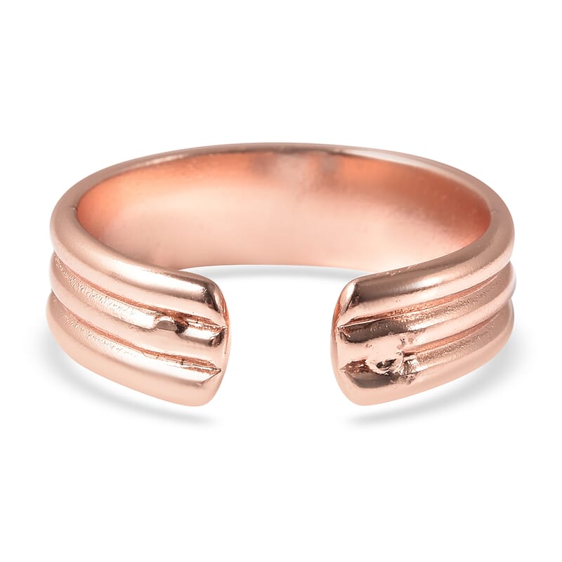 Magnetic By Design Adjustable Open Magnetic Ring in Rosetone