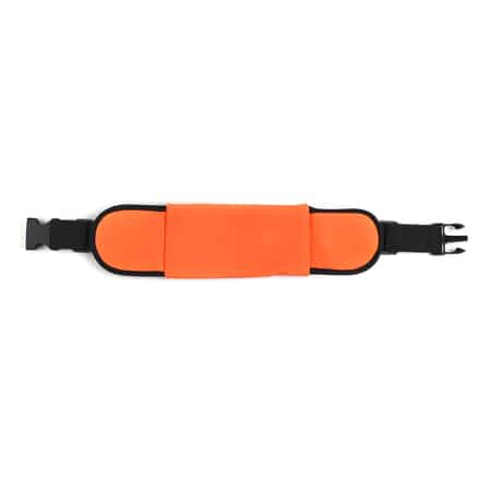 Orange Running Bag with Earphone Hole and Three Pockets image number 1