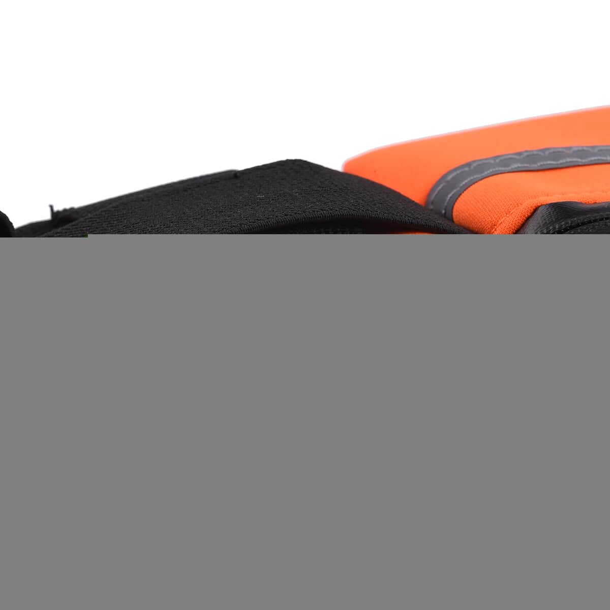 Orange Running Bag with Earphone Hole and Three Pockets image number 3