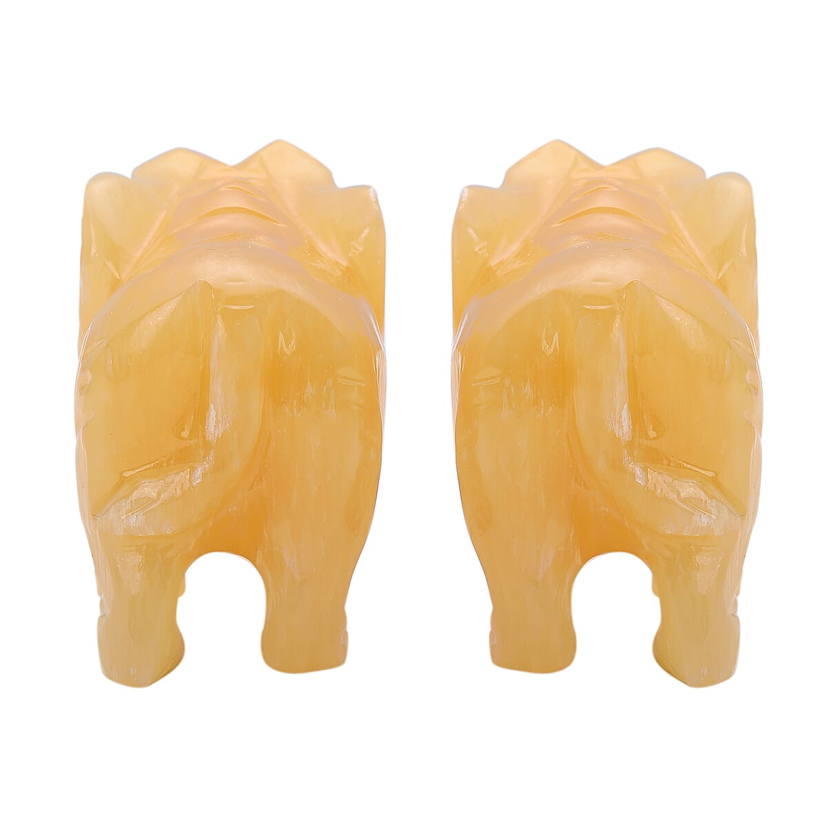 Hand Carved Elephant in Serpentine (3198ctw), Home Decor Figurine, Decorative Figurine, Living Room Decor image number 3