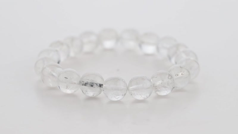 Herkimer Diamond Quartz Beaded Stretch Bracelet 140.50 ctw
