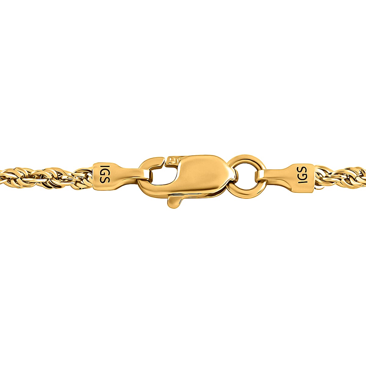 Italian 14K Yellow Gold Rope Chain Anklet (10 In) 1.5mm 1.0 Grams image number 3