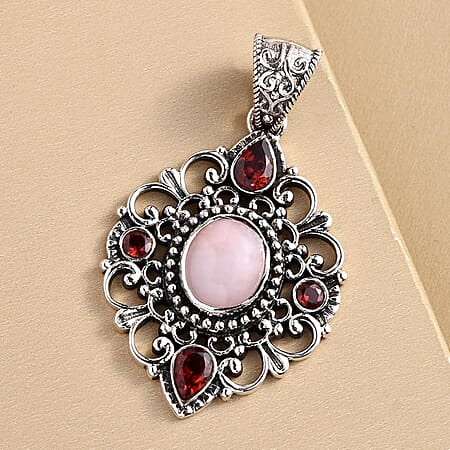 Peruvian Pink Opal / 925 Silver / Standard - Product card gallery slide 2 (10176828145977)