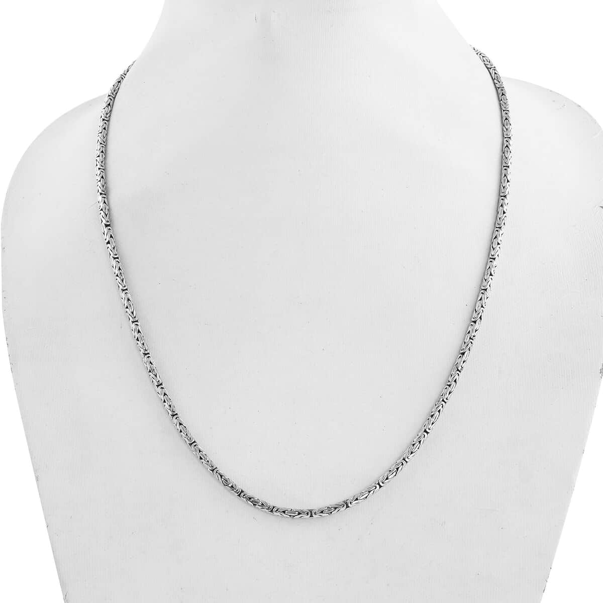 Bali Legacy Sterling Silver Borobudur Necklace 22 Inches 24.20 Grams image number 2