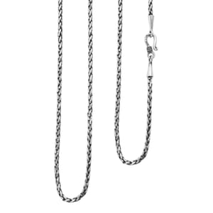 Bali Legacy Padian Chain Necklace, Silver Padian Necklace, Sterling Silver Chain Necklace, 18 Inch Necklace 15.20 Grams