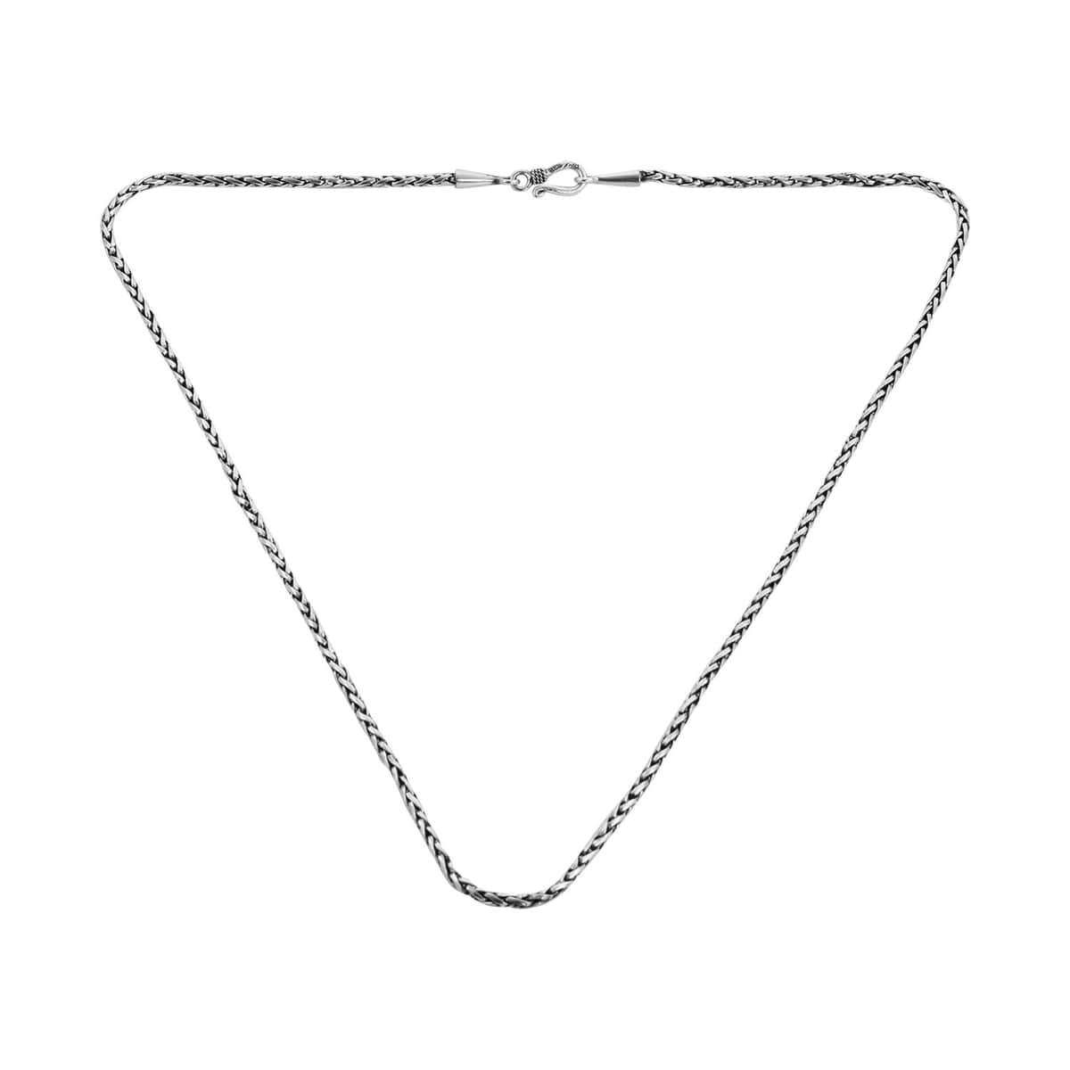 BALI LEGACY Sterling Silver 2.5mm Padian Necklace 18 Inches 15 Grams image number 5