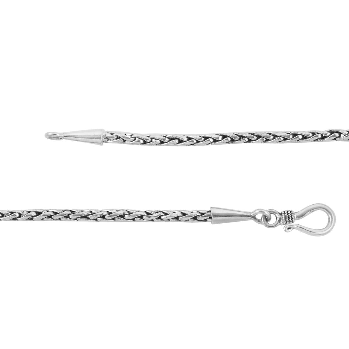 Bali Legacy Padian Chain Necklace, Silver Padian Necklace, Sterling Silver Chain Necklace, 20 Inch Necklace 17 Grams image number 6